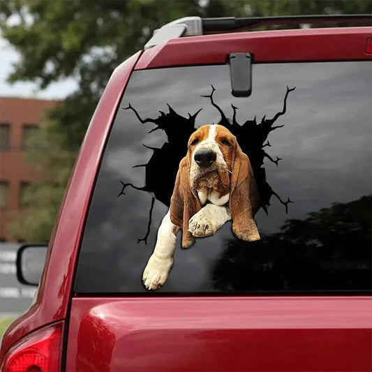 Basset Hound Car Stickers