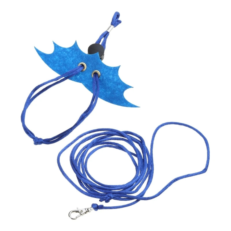 Bearded Dragon Harness and Leash Adjustable Leash Set with for Small Reptiles Junior Squirrels Hamsters