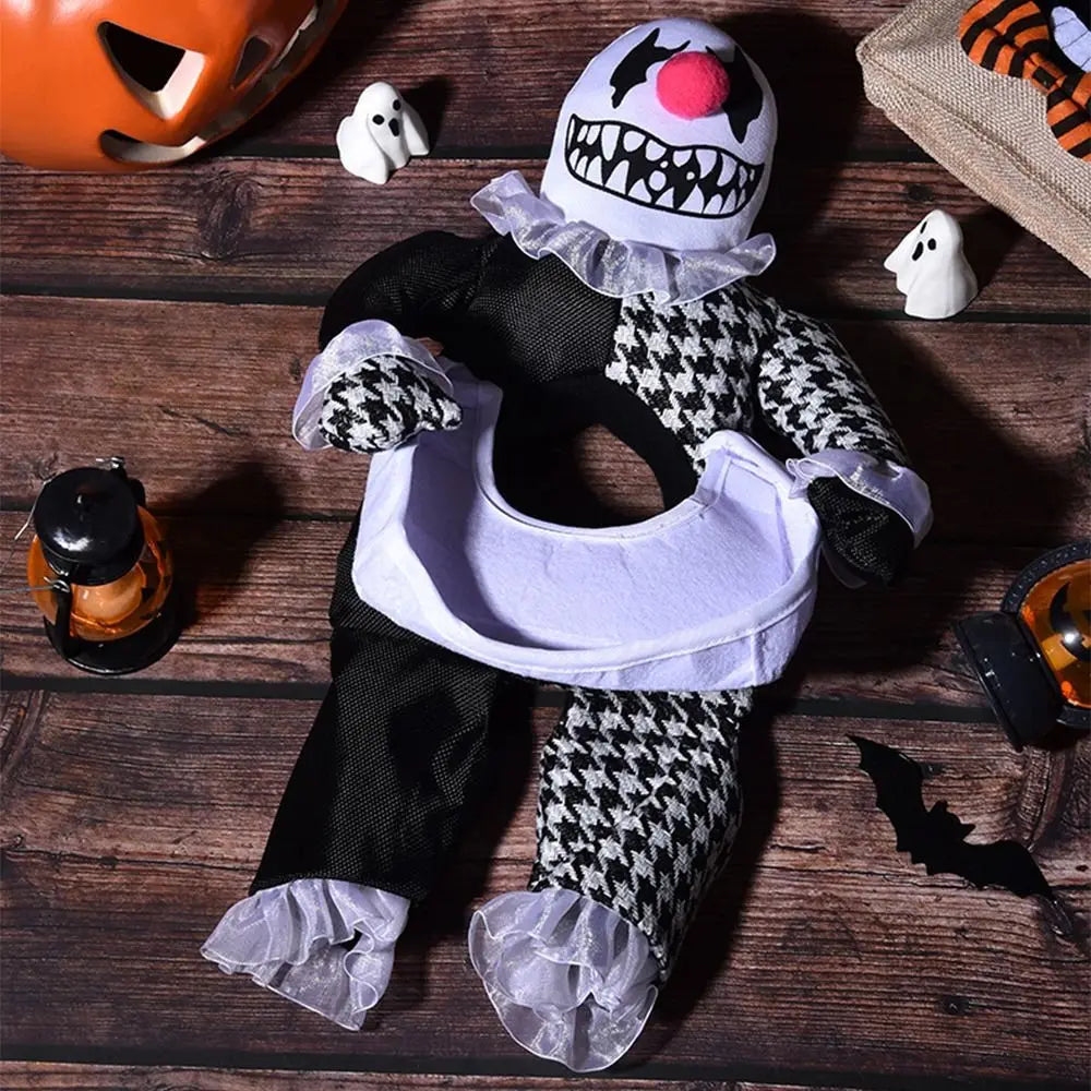 Creative Puppy Halloween Coat Polyester Pet Costume Pet Transformation Outfit Dog Cosplay Comical Outfits Halloween Pet Clothes