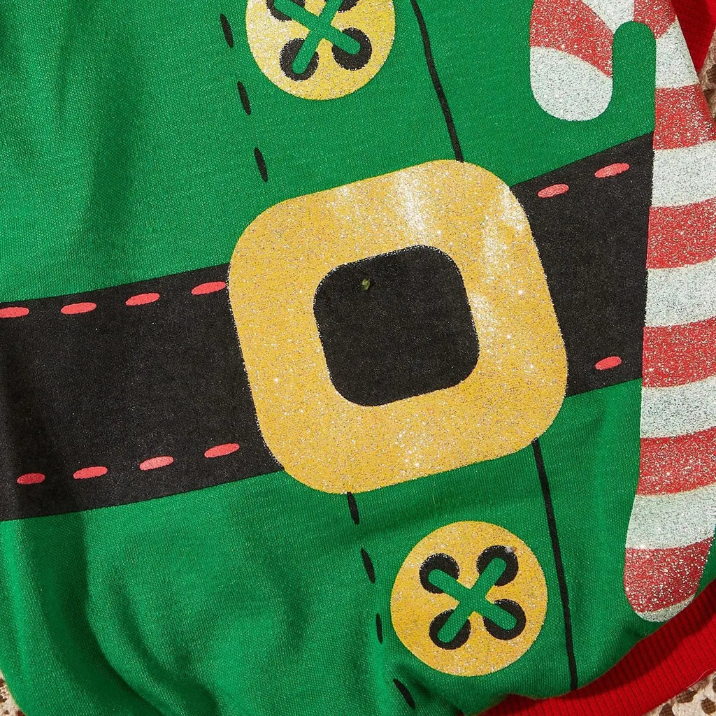 Christmas Dog Cat T-Shirt Cute Holiday Print Pet Clothes for Small Dogs, Teddy, Cats - Festive Xmas Apparel Supplies Dog Hoodies