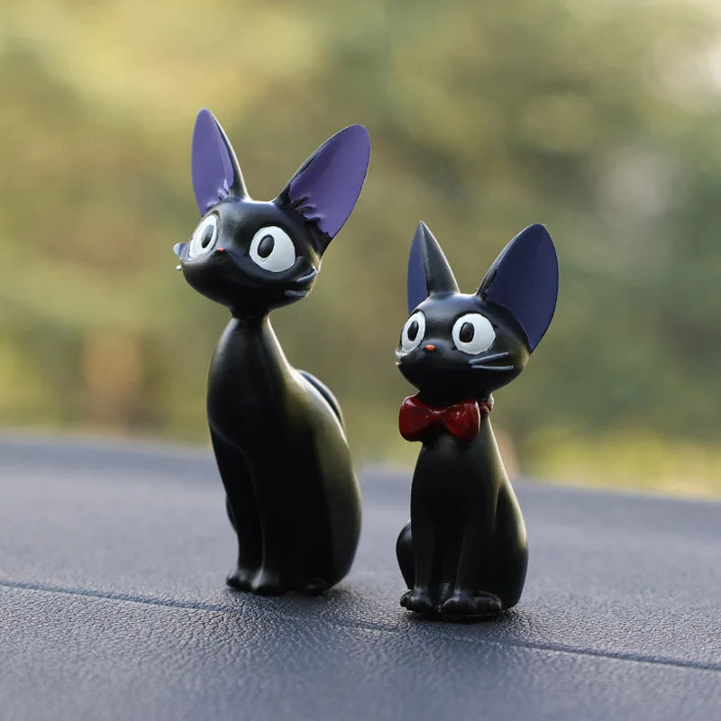 Lovely Cartoon Black Cat Ornament Model Figurines