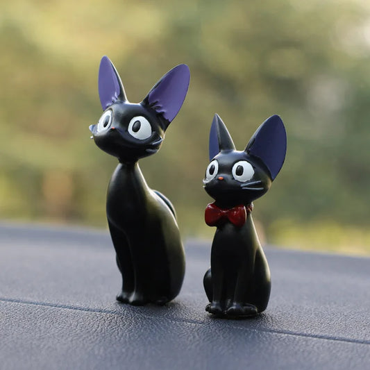 Lovely Cartoon Black Cat Ornament Model Figurines