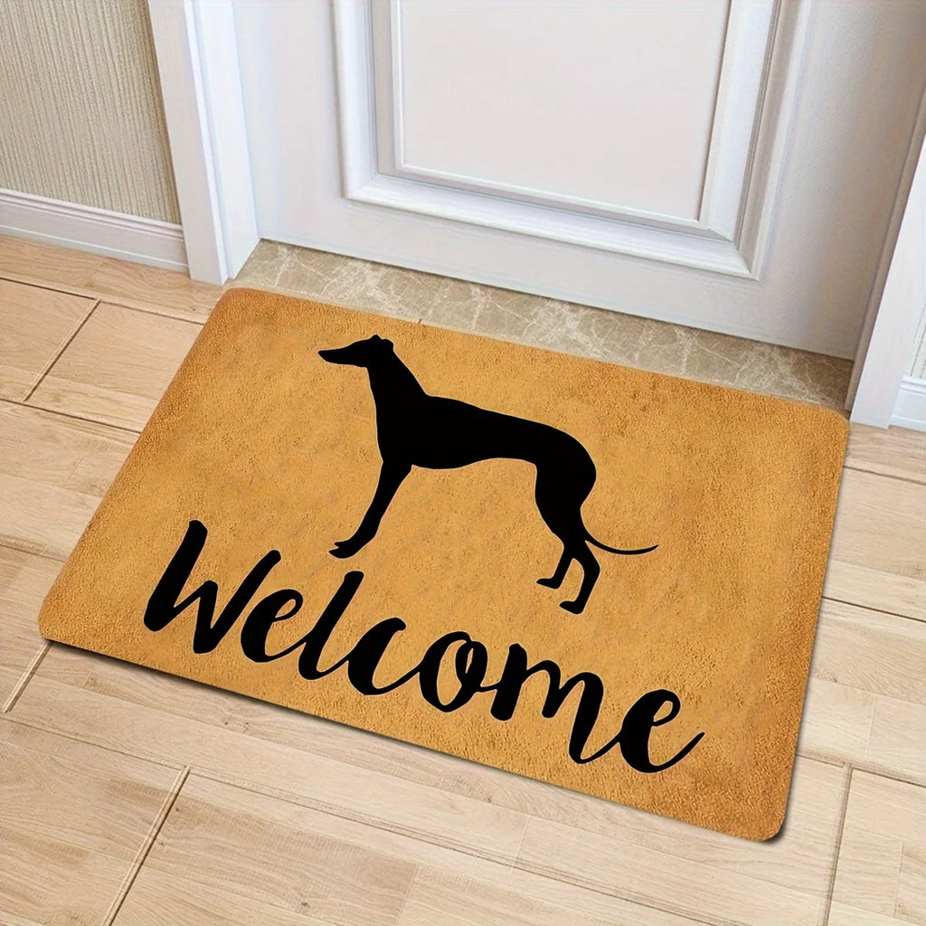 Greyhound Welcome Door Mat
