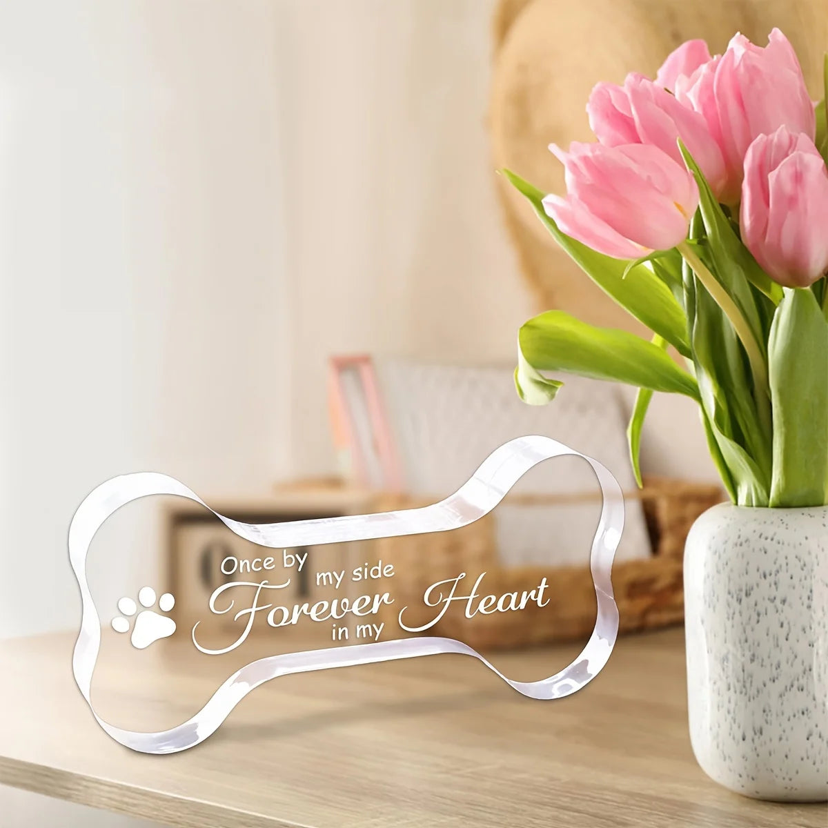 1pc pet memorial gifts, dog memorial plaques, pet memorial mementos, sympathy plaque gifts for those who have lost a pet dog