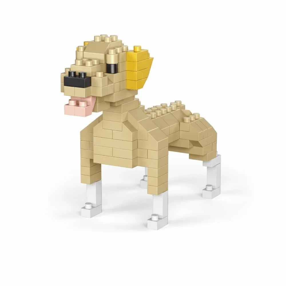 Dog Building Blocks Lifelike Appearance