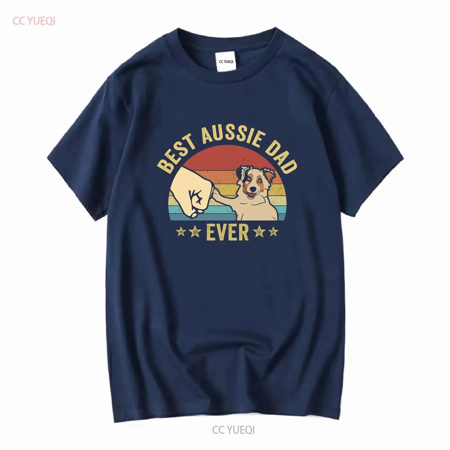 Father's Day Australian Shepherd Dad T-shirt