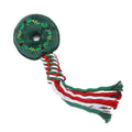Snowman/Christmas Tree Christmas Dog Toys Plush Snowflake/Doughnut Shape Dog Squeakey Chew Toys Cotton Ropes Soft