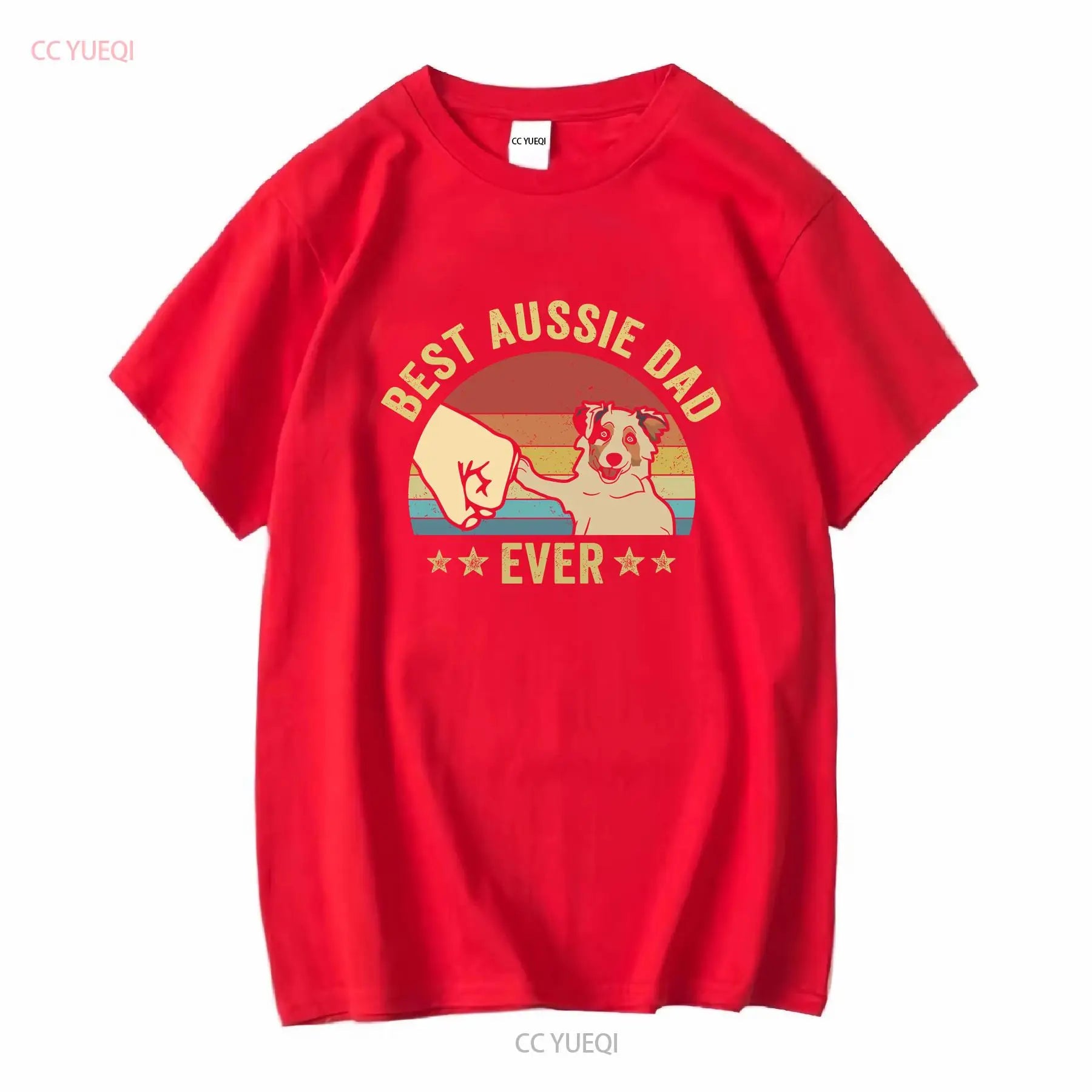 Father's Day Australian Shepherd Dad T-shirt