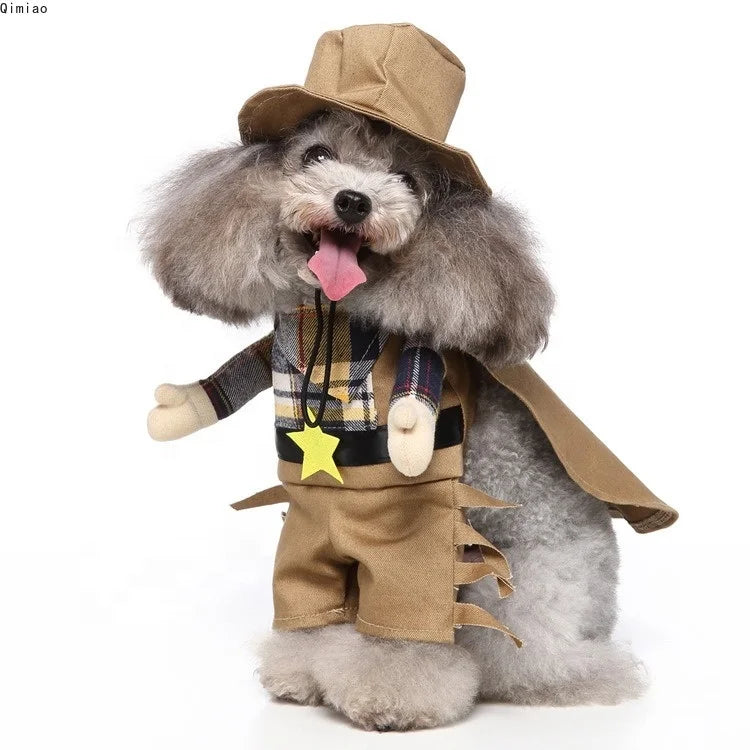 Halloween Knife-Themed Gum Dog Suit Funny Cute Pet Costume for Winter Best Sales! Small Size Cloth Shirt Design