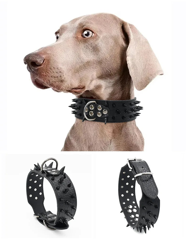 Medium And Large Dog Collars, Rivet Dog Collars, Kasro Bully Dog Collars, Anti-Bite Neck Collars Dogo De Marino Dog Neck Collars