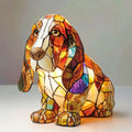 Dog Glass Lamp