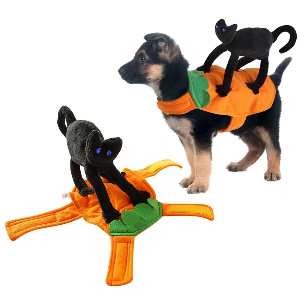 Halloween Dog Clothes Funny Pet Dogs Cosplay Costumes Set Christmas Dog Costume Comical Outfits for Pet Cat Puppy Party Clothing