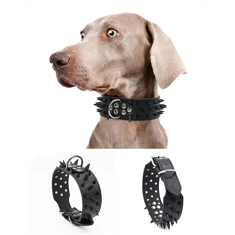 Medium And Large Dog Collars, Rivet Dog Collars, Kasro Bully Dog Collars, Anti-Bite Neck Collars Dogo De Marino Dog Neck Collars