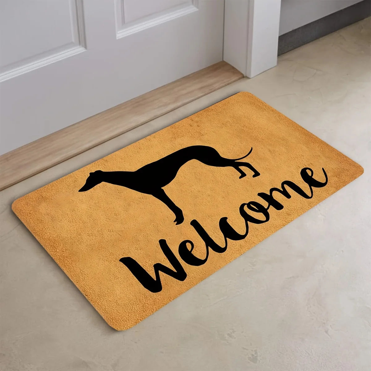 Greyhound Welcome Door Mat
