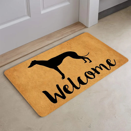 Greyhound Welcome Door Mat
