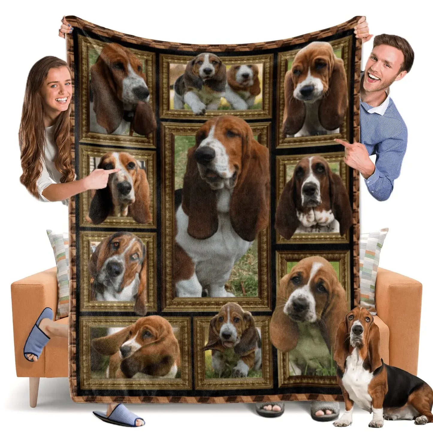 Basset Hound Blanket