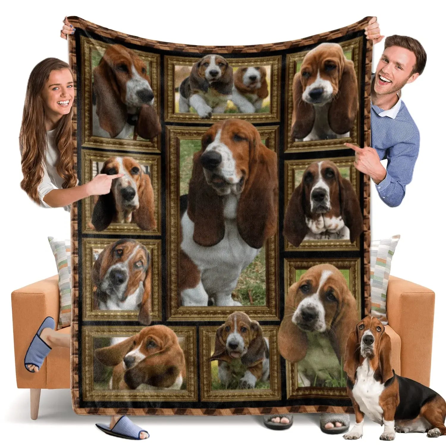 Basset Hound Blanket