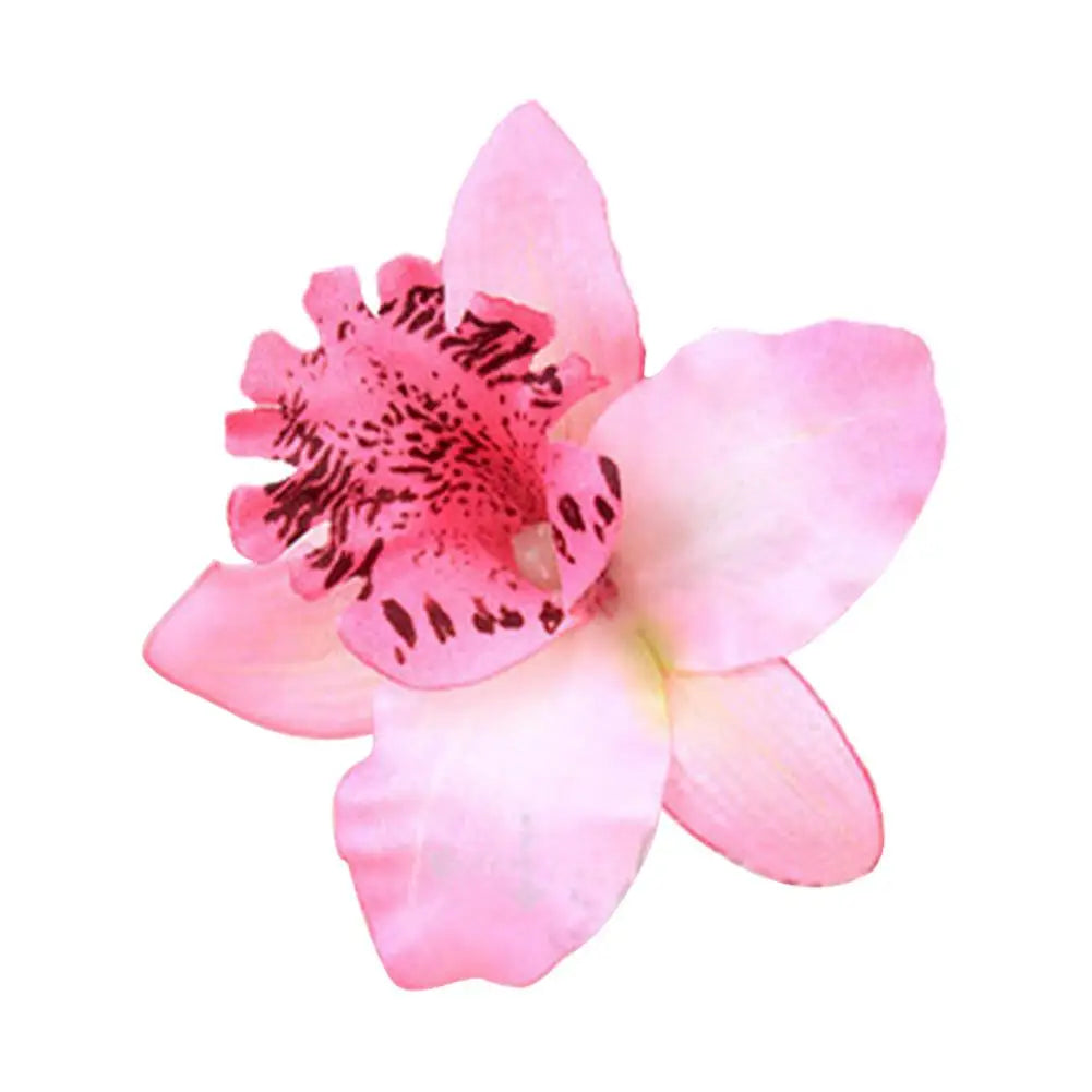 Hawaii Flower Hair Clips For Women Girls Floral Hibiscus Orchid Hairpins For Summer Beach Holiday Wedding Party Hair Access P0T4