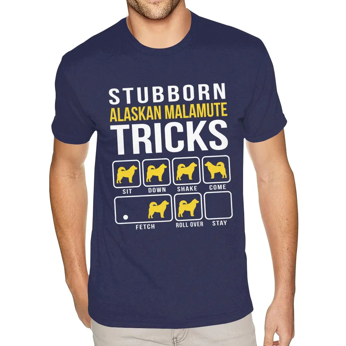Alaskan Malamute Stubborn Tricks T-Shirt