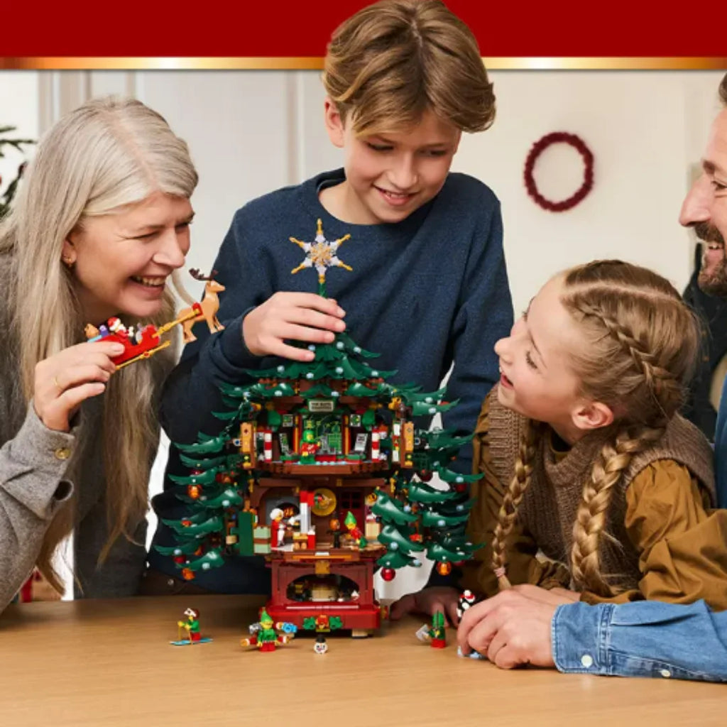 New Model 41843 Christmas Tree, Reindeer, Santa Claus Set, Christmas Gifts, Birthday Gifts Building Blocks