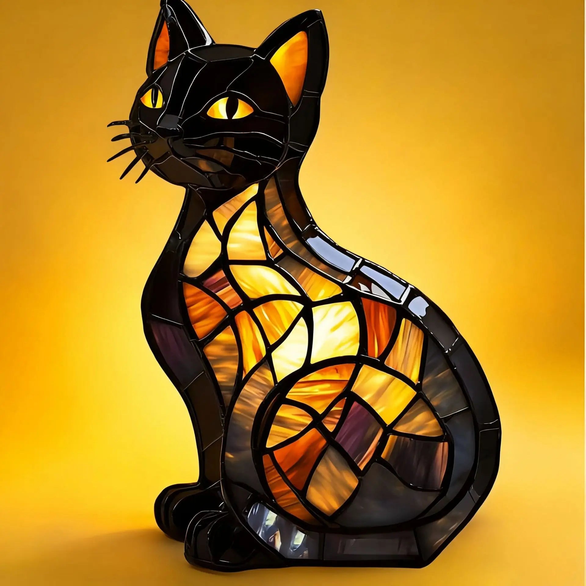 Dog, Cat & Animals Glass Lamp