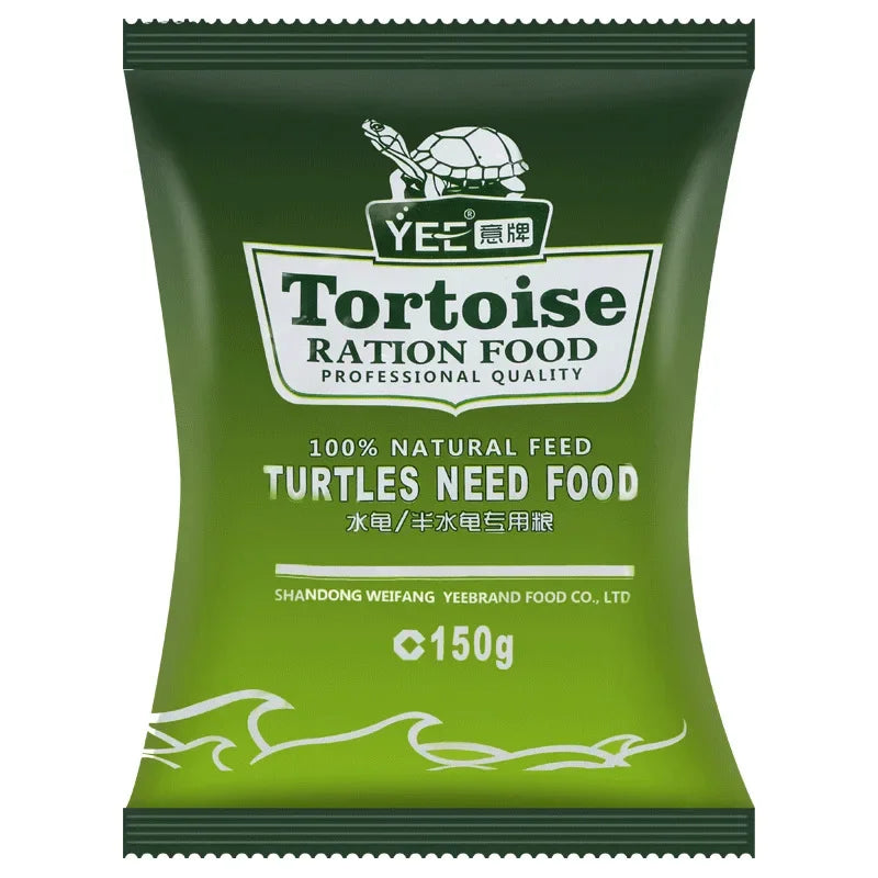 Yee Turtle Food - Color Enhancing & Calcium Rich Formula for Baby Turtles - Red-Eared Slider, Terrapin & Semi-Aquatic Turtles