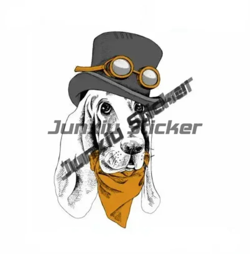 Sweet Basset Hound Sticker