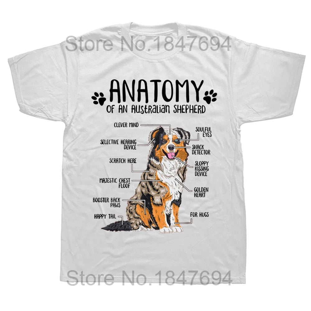 Anatomy Australian Shepherd T-Shirt
