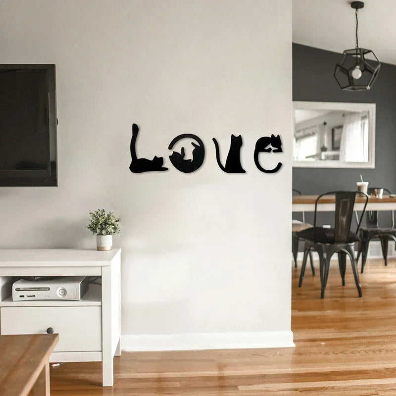 Black Cat Wall Decor