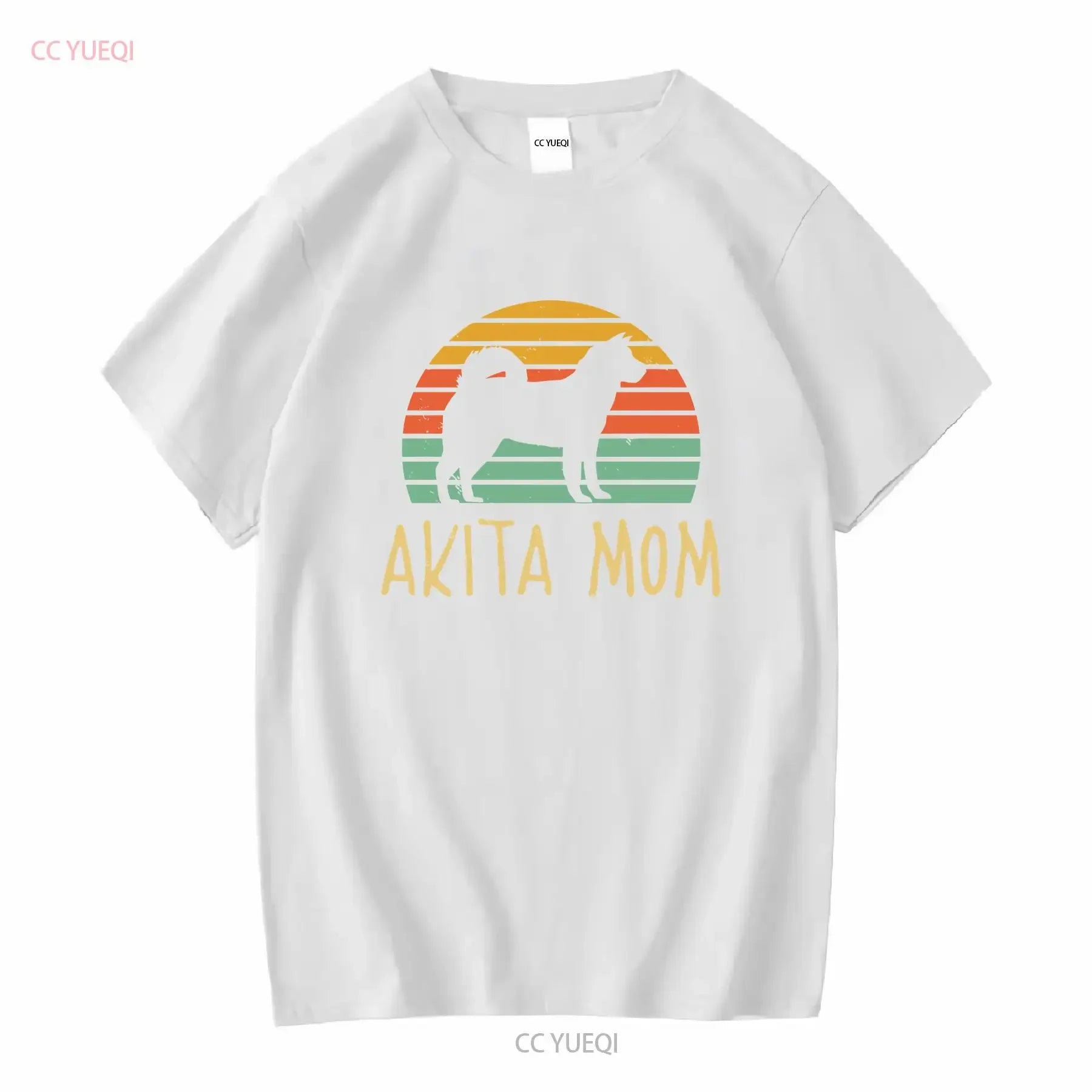 Vintage Akita Mom Dog T Shirt