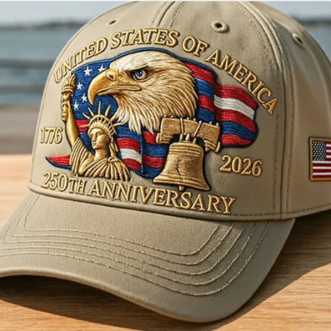 Anniversary Historic Patriotic Baseball Cap