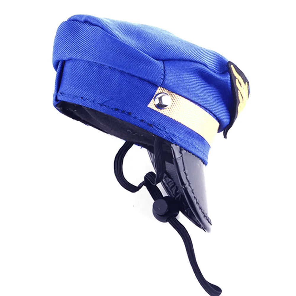 Halloween Pet Cat Dog Cap Funny Pet Product For Photography Cosplay Police Hat Holiday Costume Chihuahua Yorkshire Accessories