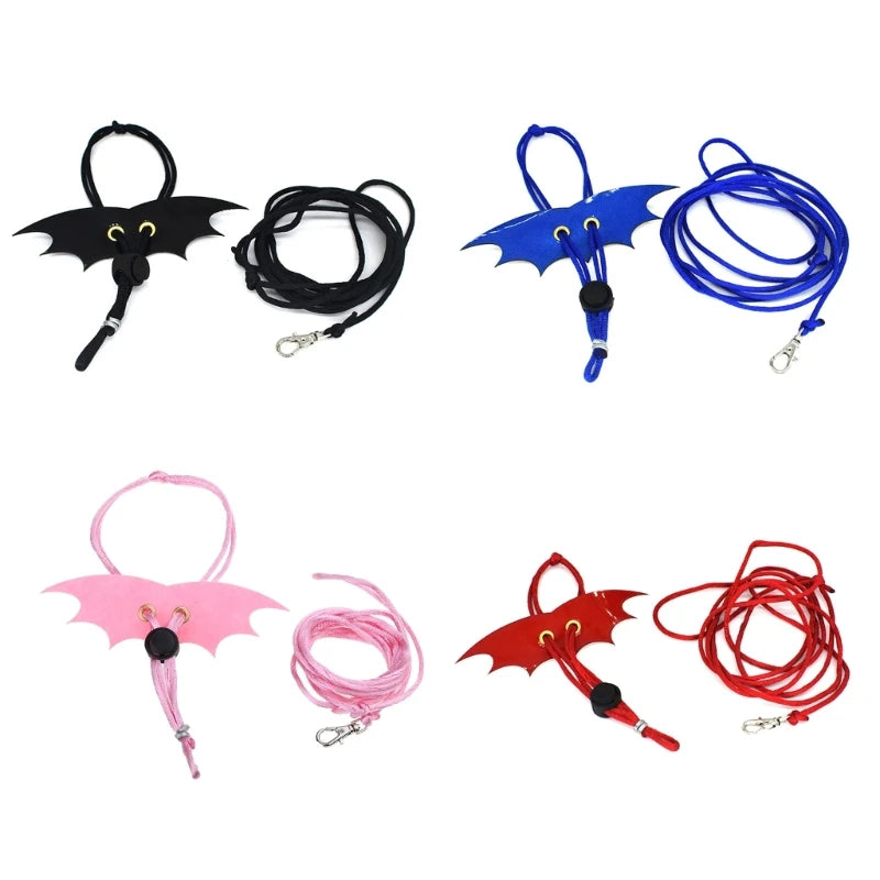 Bearded Dragon Harness and Leash Adjustable Leash Set with for Small Reptiles Junior Squirrels Hamsters