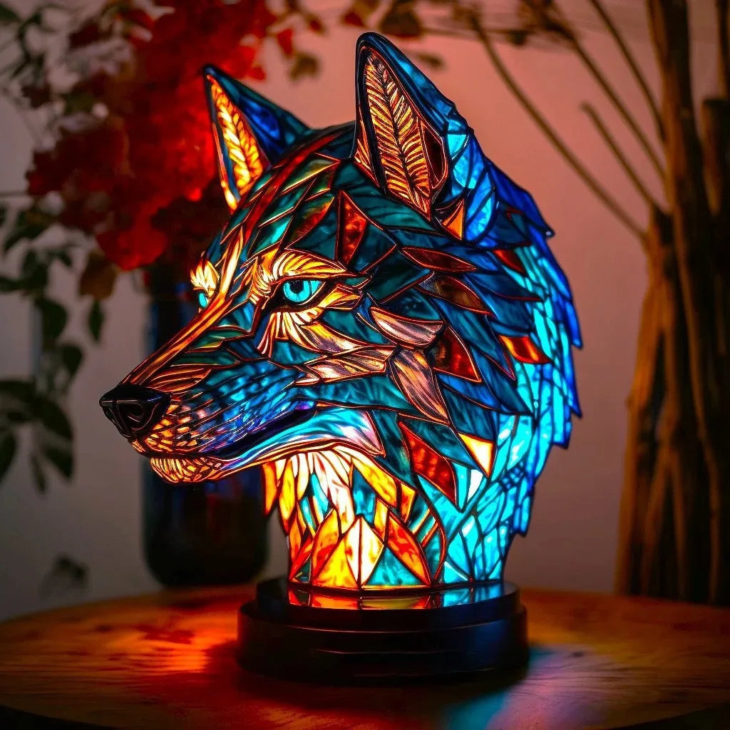 Dog, Cat & Animals Glass Lamp