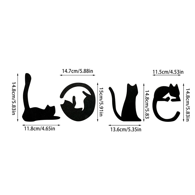 Black Cat Wall Decor