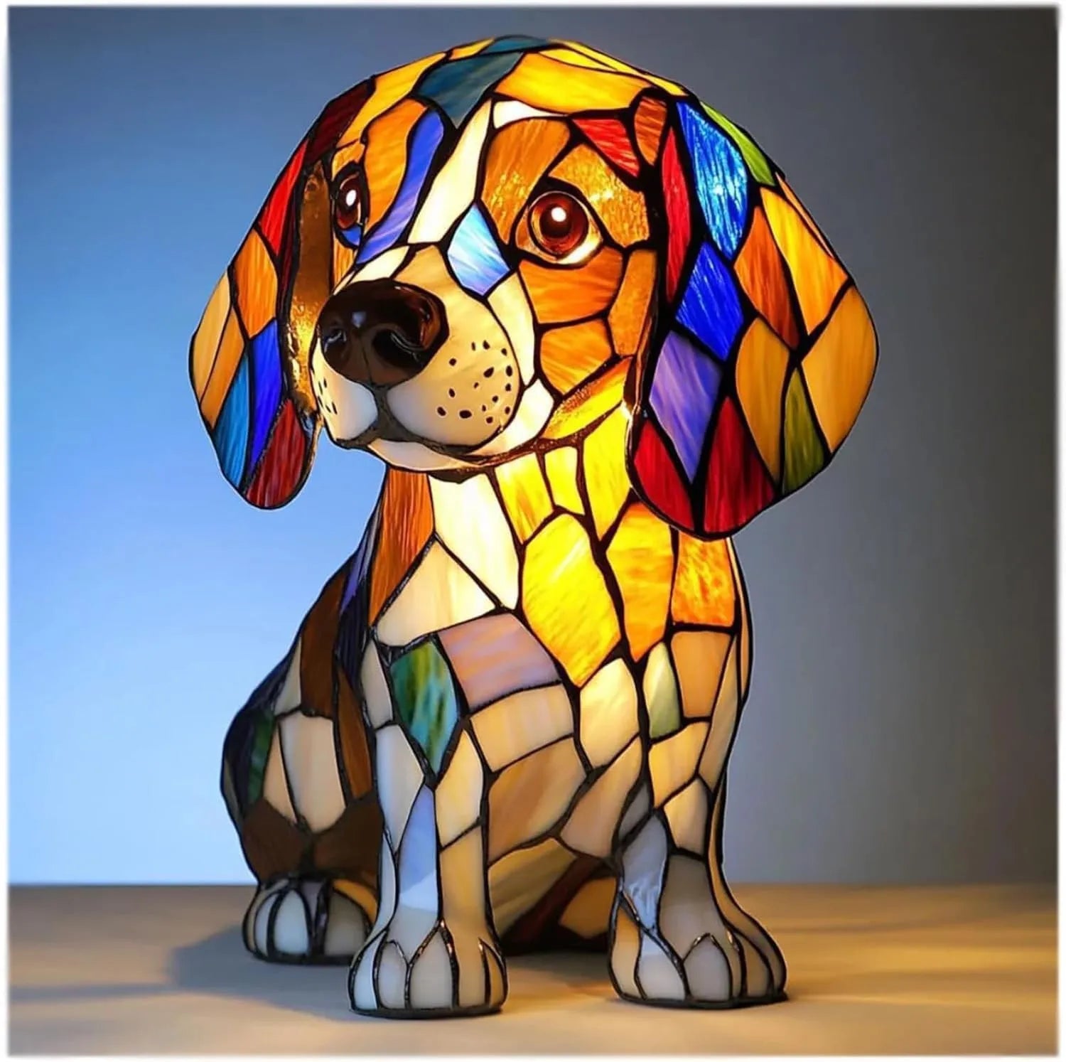 Dog, Cat & Animals Glass Lamp