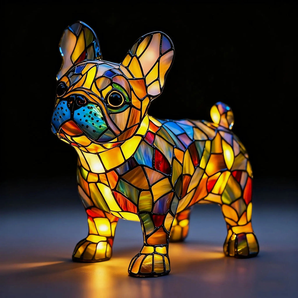 Dog, Cat & Animals Glass Lamp