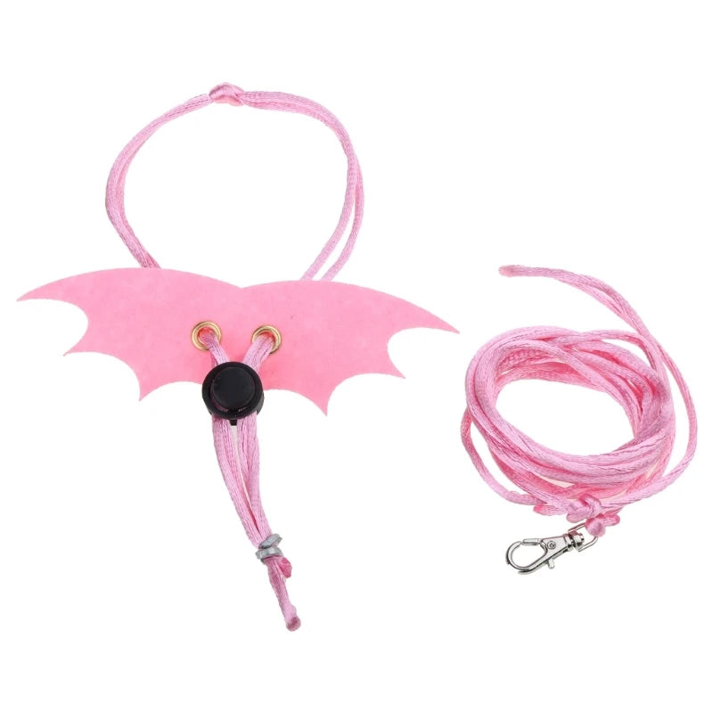 Bearded Dragon Harness and Leash Adjustable Leash Set with for Small Reptiles Junior Squirrels Hamsters