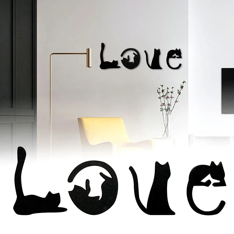 Black Cat Wall Decor