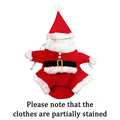 Christmas Dog Costume Funny Santa Claus Clothes For Small Medium Dogs Cats Cute Puppy Dress Up Apparel Chihuahua Pug Party Gifts