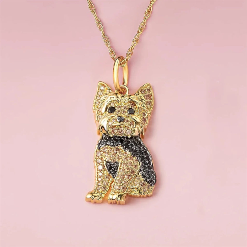 Cute Dog Pendant Necklace