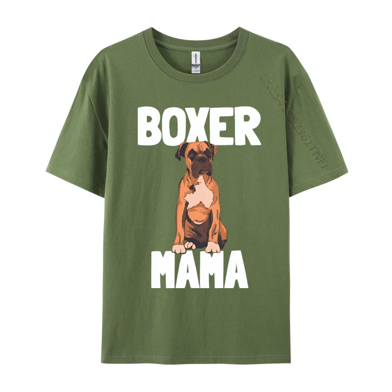 Boxer Dog Mama T Shirt