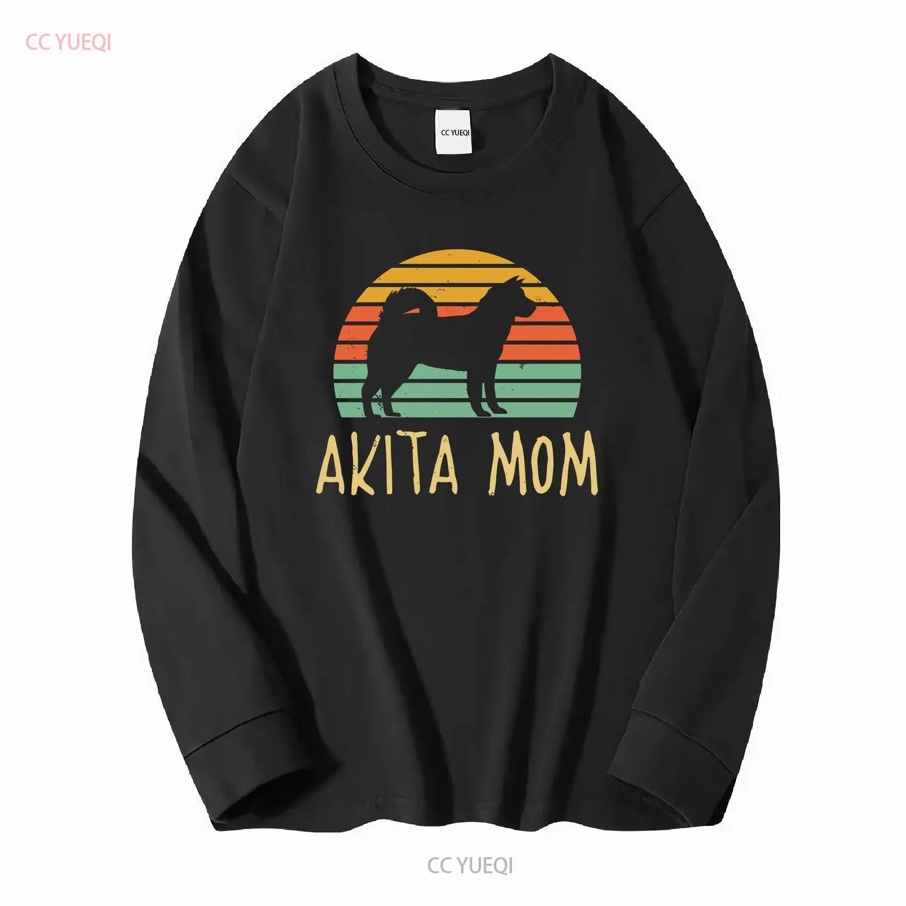 Vintage Akita Mom Dog T Shirt