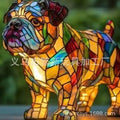 Dog, Cat & Animals Glass Lamp