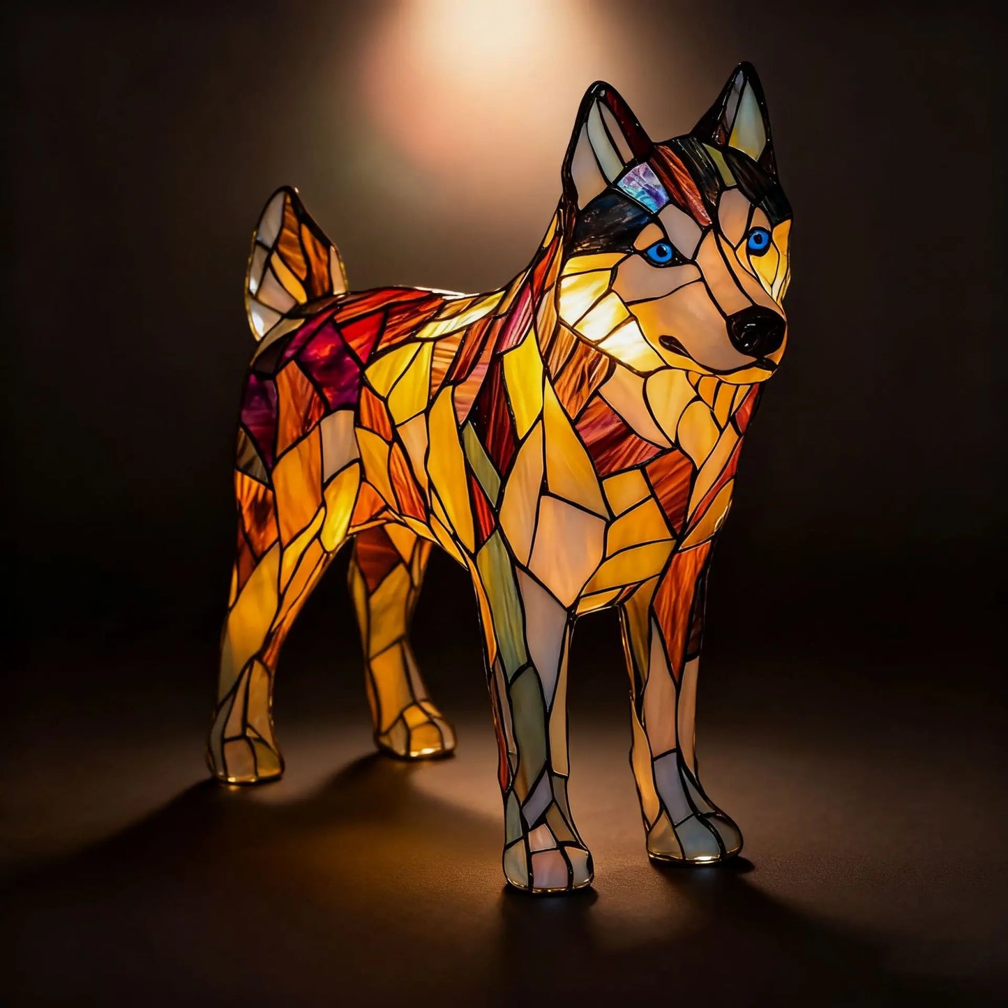 Dog, Cat & Animals Glass Lamp