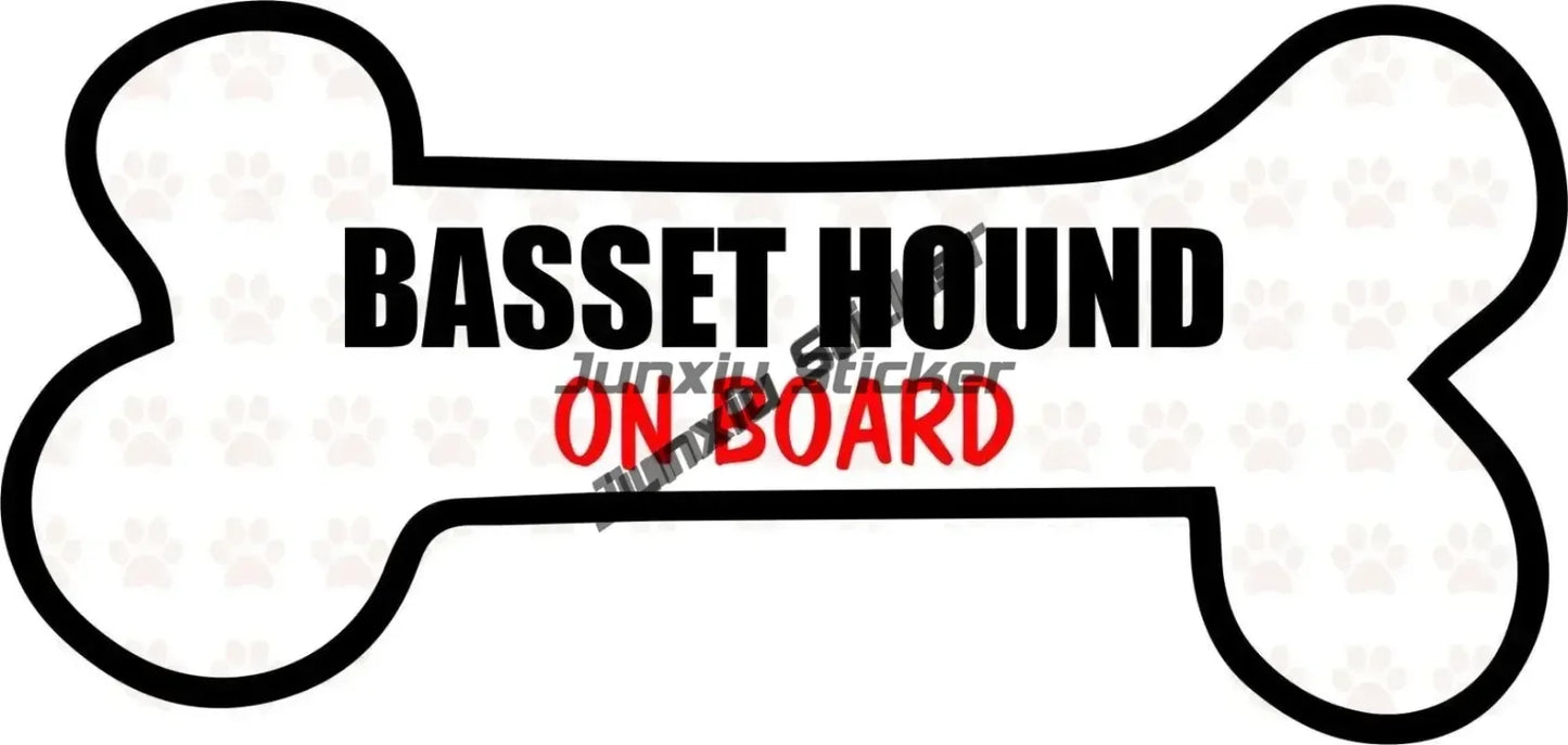 Sweet Basset Hound Sticker