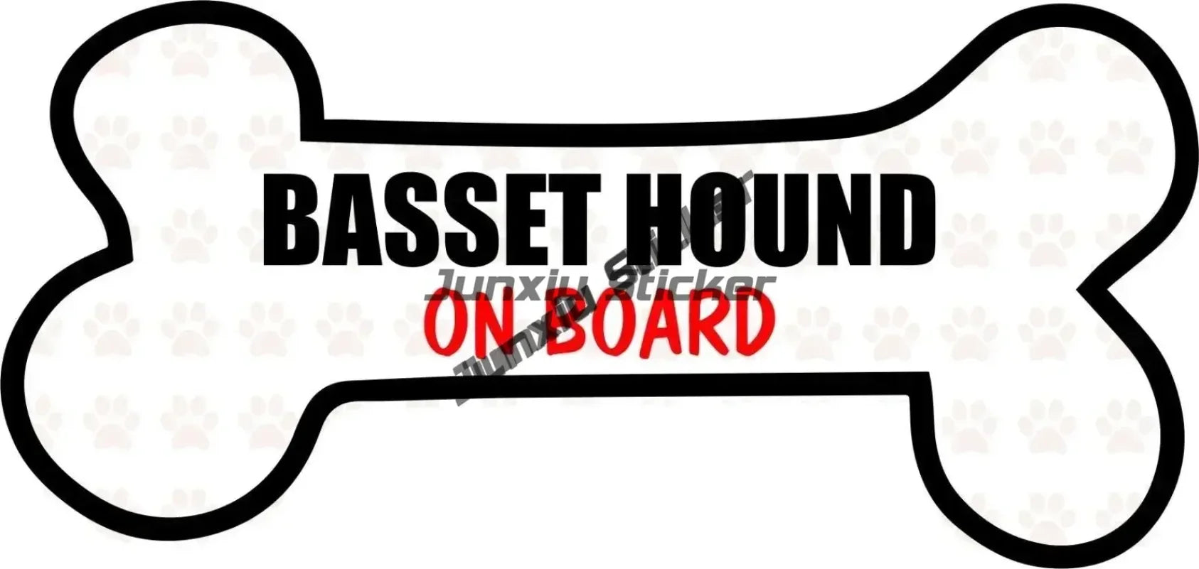Sweet Basset Hound Sticker