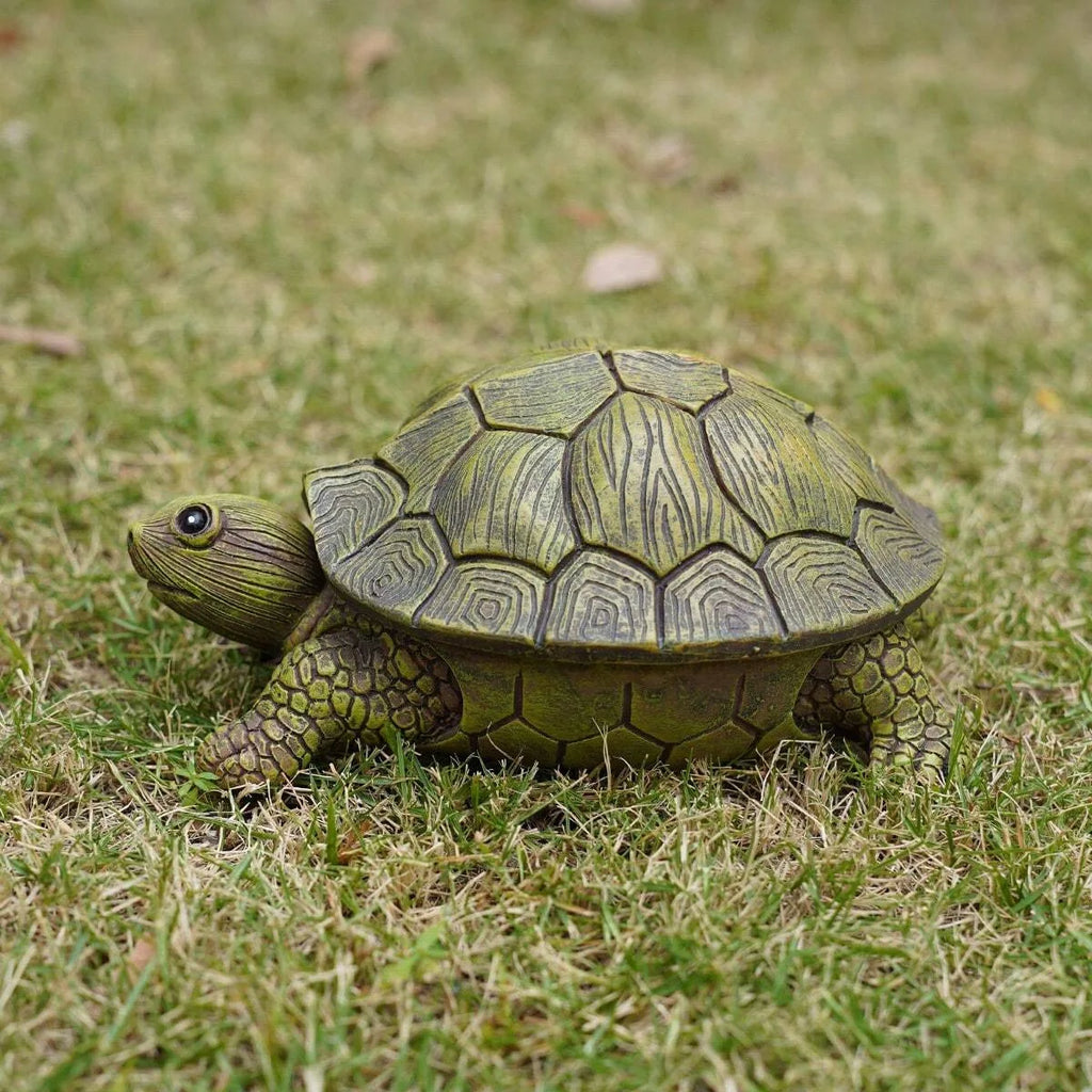 Turtle Resin Statue Figurine Micro Landscape Ornaments Storage Box Perfect for Outdoor Lawn Gardens Home Art Decor