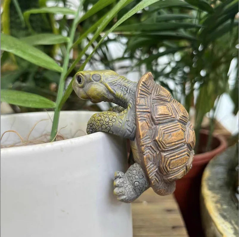 1pc Garden Turtle Statue for Aquarium Decoration, fish tank accessories, for Outdoor Garden,Courtyard, Pool,Landscape Decoration
