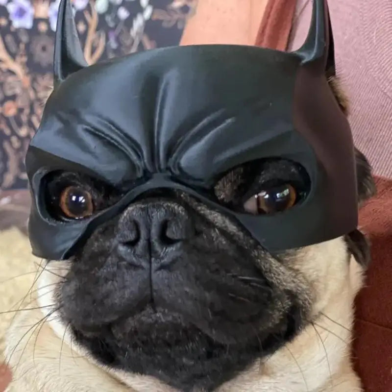 Dog Bat Cool Man Mask Dog Avenger Mask Cute Bat Mask Superhero Toys Halloween Costume For Dogs Pet Supplies